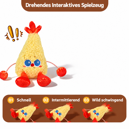 Interaktives Katzenspielzeug: zappelnde Garnele