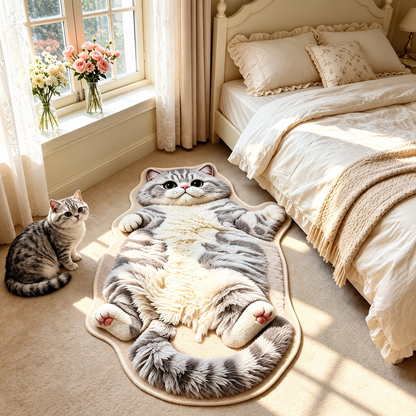 KuschelTiger - Katzen Teppich 🐱🤎