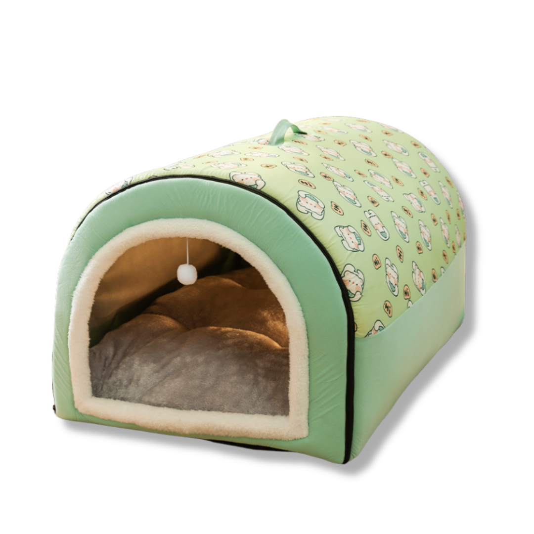 Warmes Hunde- & Katzenhaus für den Winter
