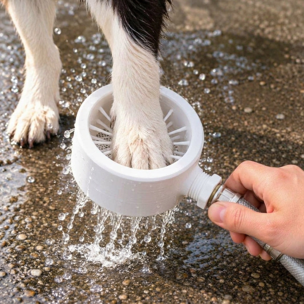 SpiralDusche – Hochdruck-Pfotendusche 🚿🐾