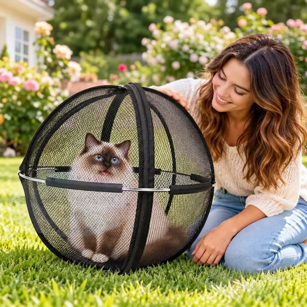 RollyBall – Aufklapp-Laufball für Katzen 🐱🌐