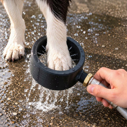 SpiralDusche – Hochdruck-Pfotendusche 🚿🐾