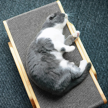 Holz Katzen Kratzmöbel mit Liegefläche