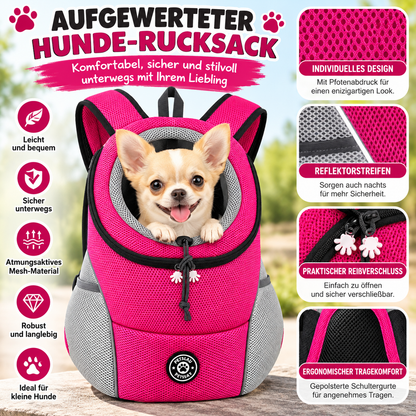 VornePfoten – Atmungsaktiver Tragerucksack 🎒🐕