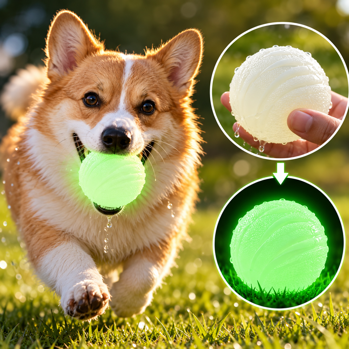 LeuchtHüpfer – Hundebälle, die im Dunkeln leuchten 🌙🎾