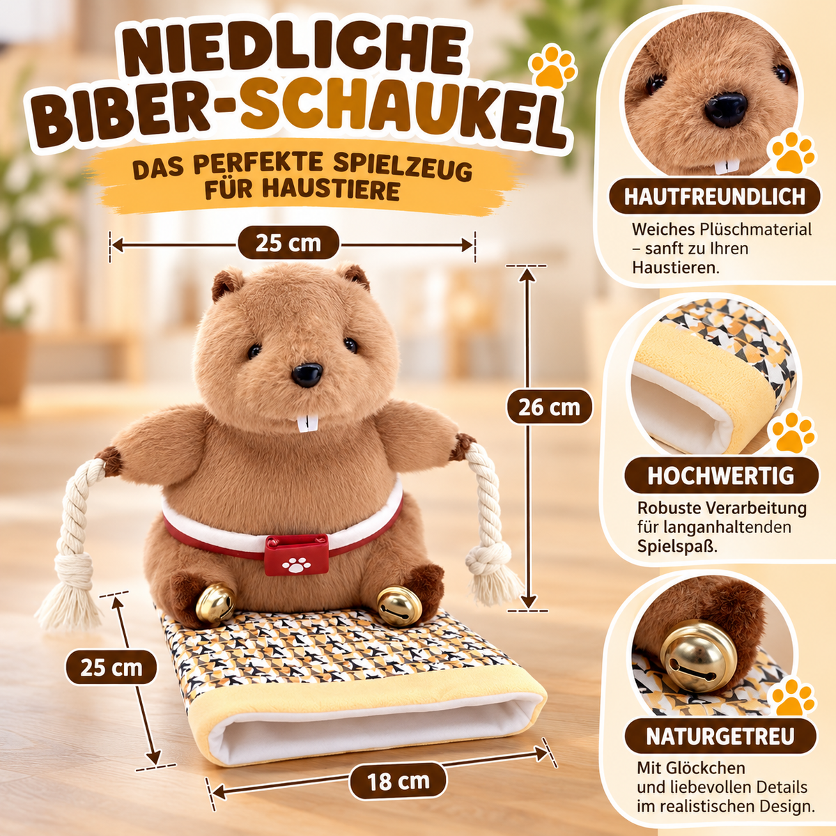 TatzenHandschuh – Gepolsterter Katzen-Spielhandschuh 🐱🥊