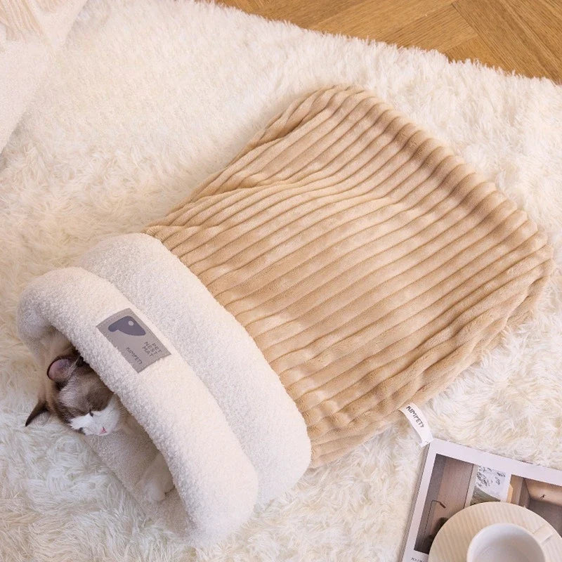 KuschelKokon Haustier-Schlafsack mit Haube