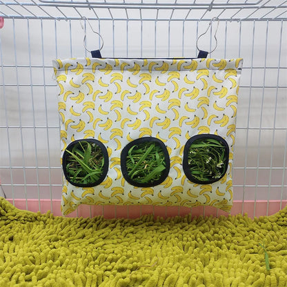 Heutasche mit Haken – Futtertasche für Kleintiere