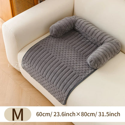 SofaSchutz Plüsch-Sofabett für Haustiere