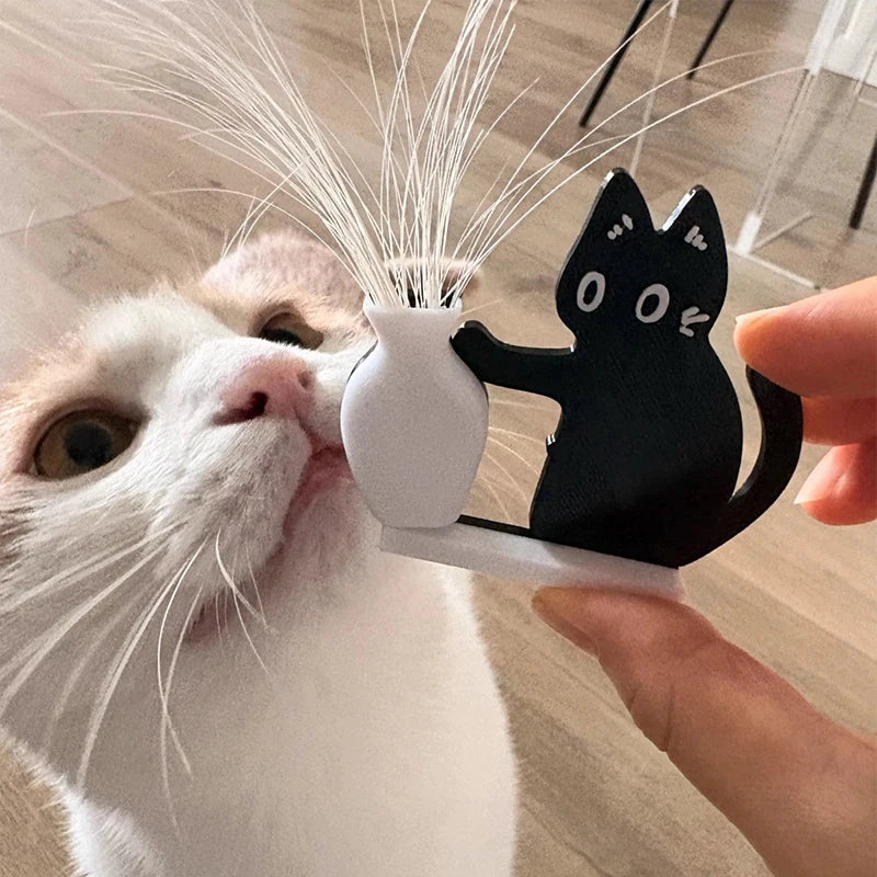 SchnurrPfote Katzenvasen-Magnet