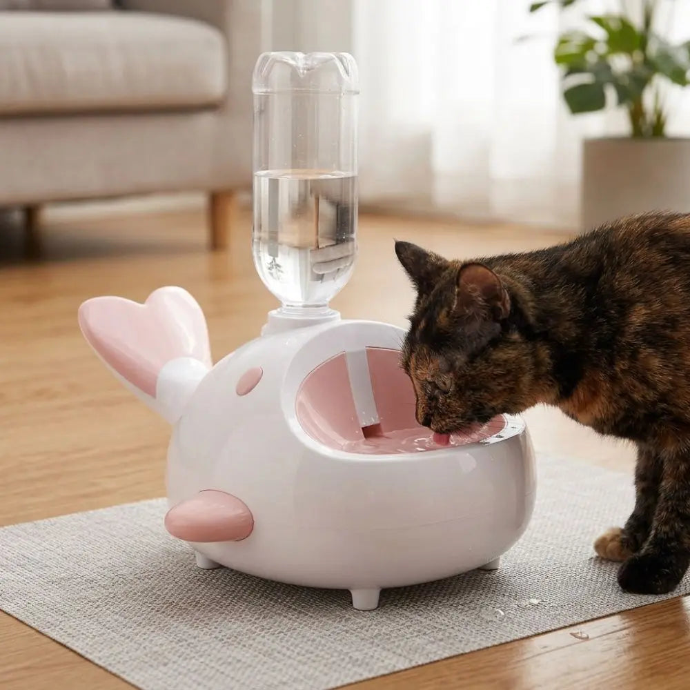 Wasserspender für Haustiere im Wal-Look 🐳💧