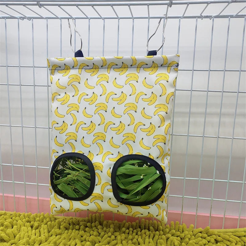 Heutasche mit Haken – Futtertasche für Kleintiere