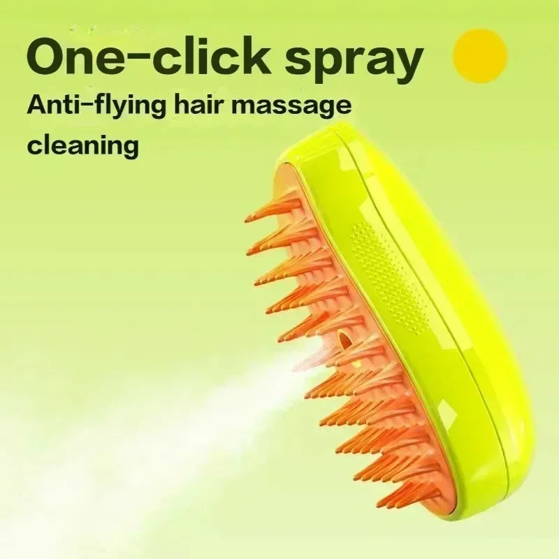 3-in-1 Dampf Fellbürste für Haustiere