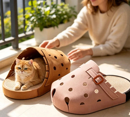 Kratzbrett & Liege im Schuh-Look 👟🐱