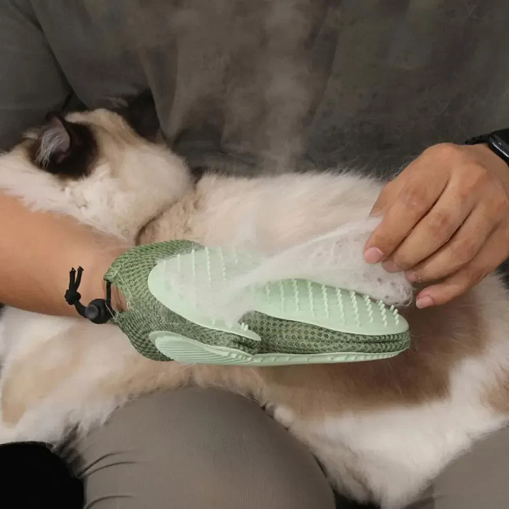 Haustier-Sprüh-Pflegehandschuh für Katzen & Hunde