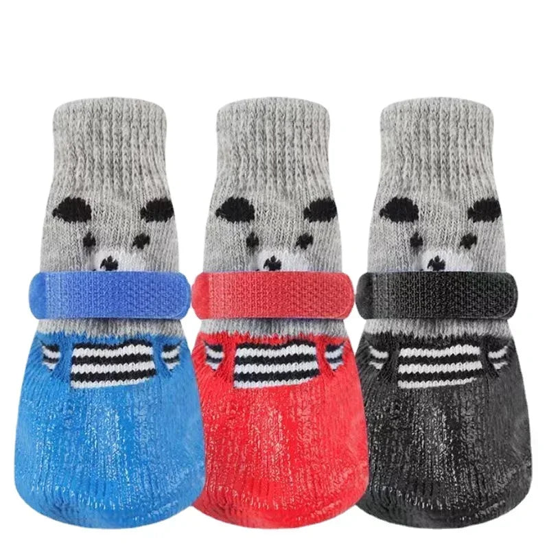 Warme Hundesocken für Pfotenschutz