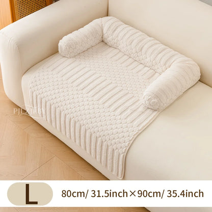 SofaSchutz Plüsch-Sofabett für Haustiere