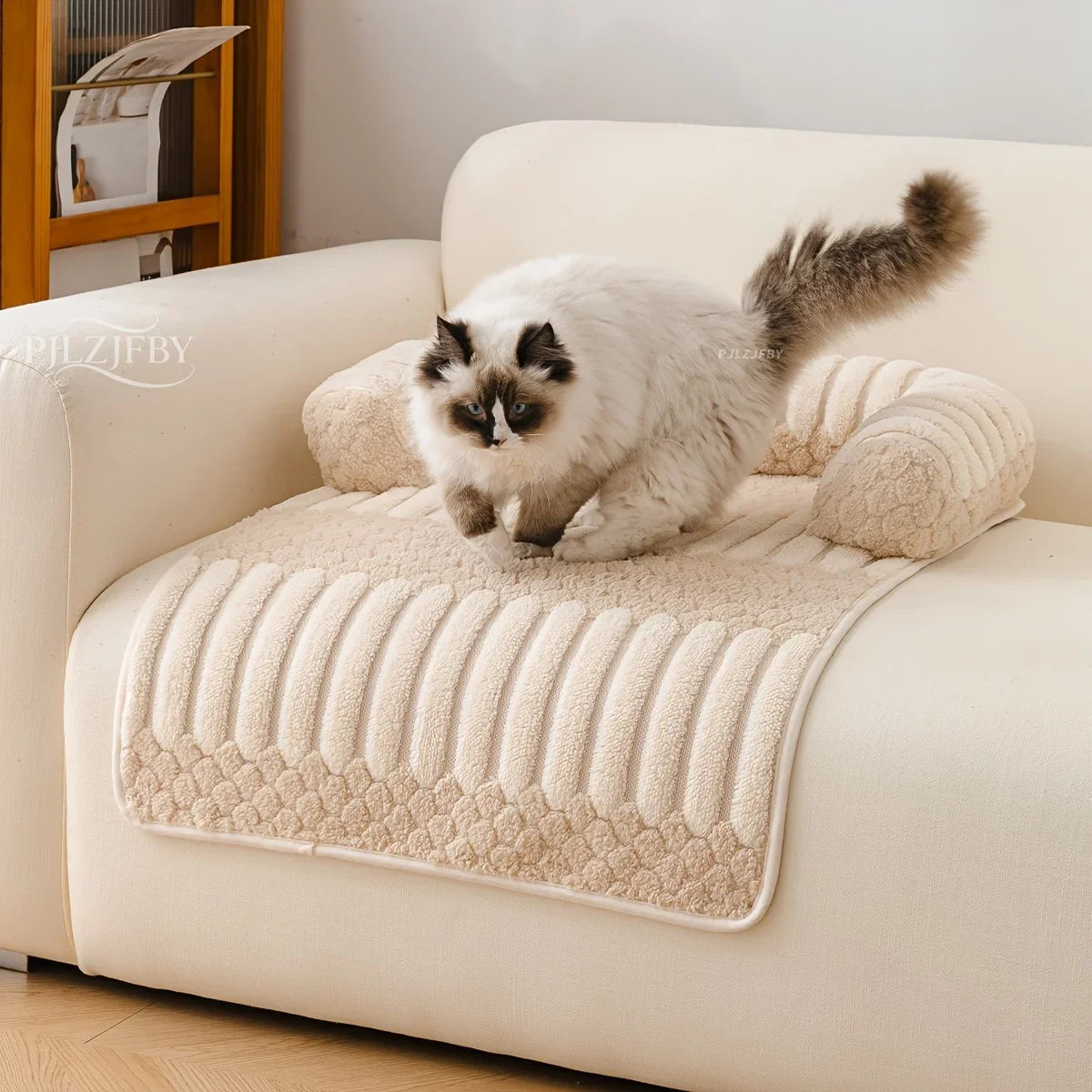 SofaSchutz Plüsch-Sofabett für Haustiere
