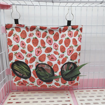 Heutasche mit Haken – Futtertasche für Kleintiere