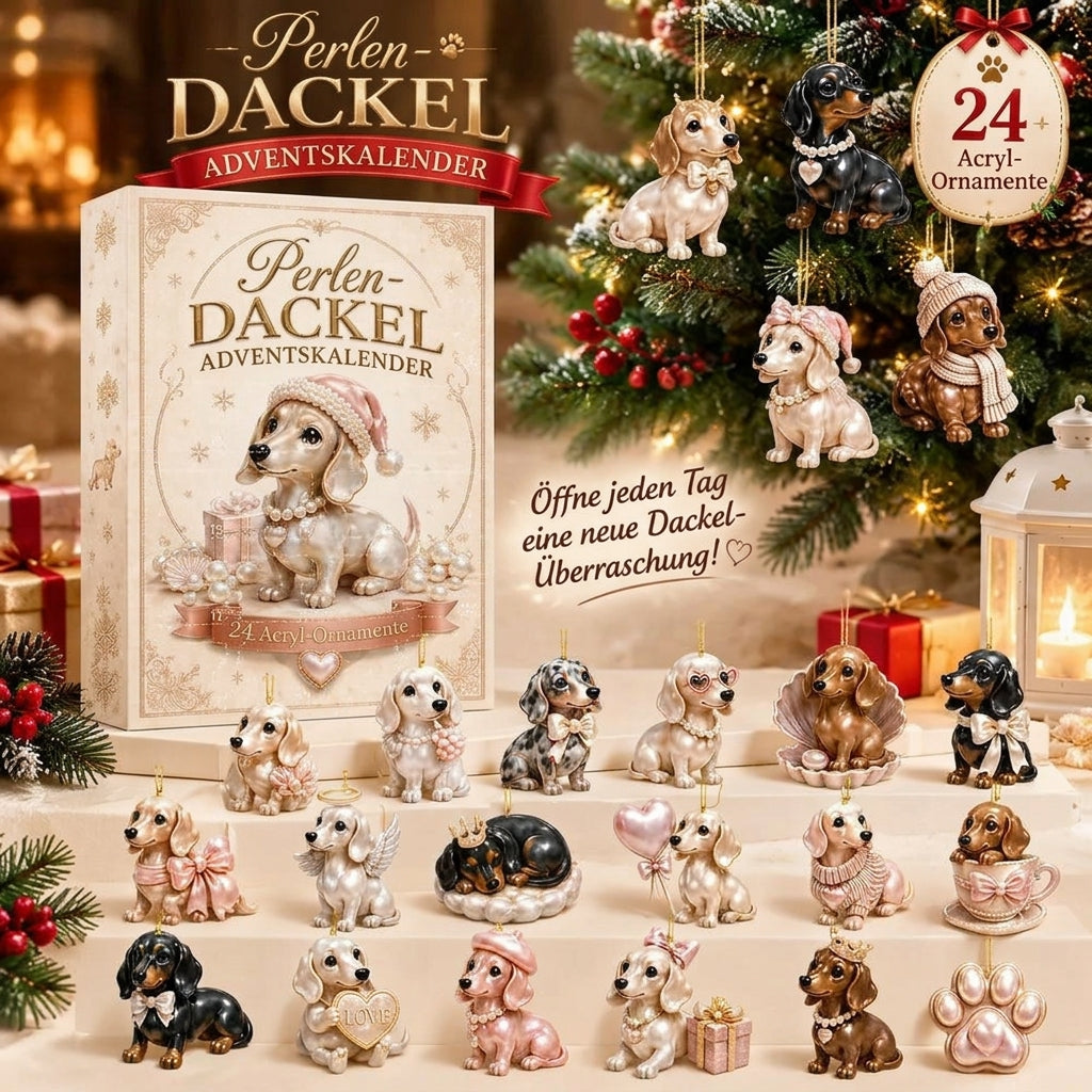 PerlPfote 24-Tage-Adventskalender mit Dackeln