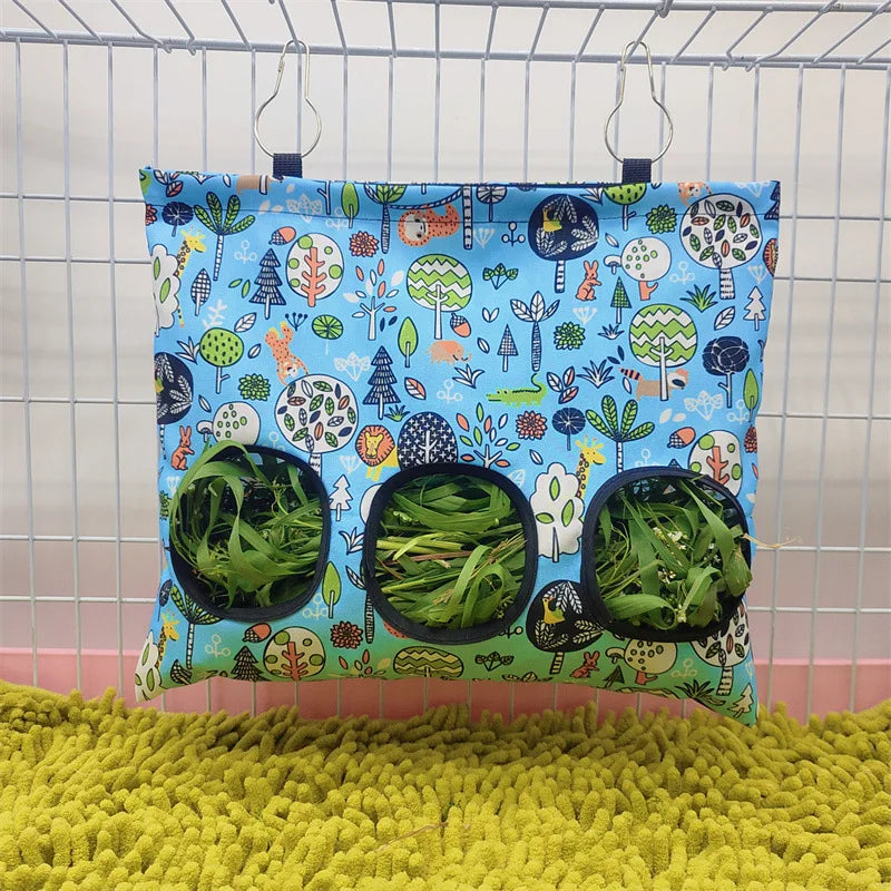 Heutasche mit Haken – Futtertasche für Kleintiere