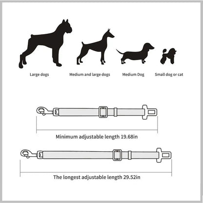 Verstellbarer Hunde Sicherheitsgurt