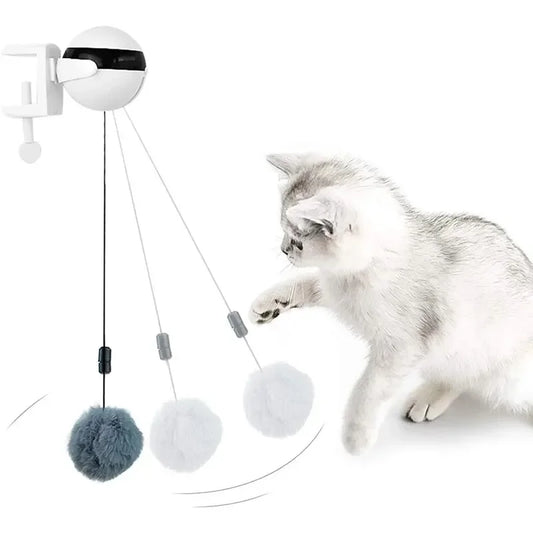 Interaktives Katzenspielzeug mit rotierendem Ball
