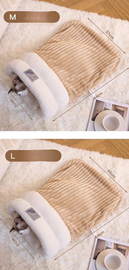 KuschelKokon Haustier-Schlafsack mit Haube
