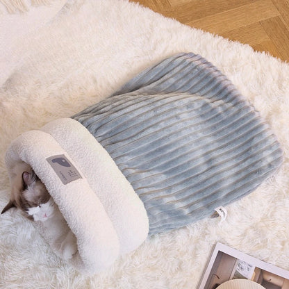 KuschelKokon Haustier-Schlafsack mit Haube