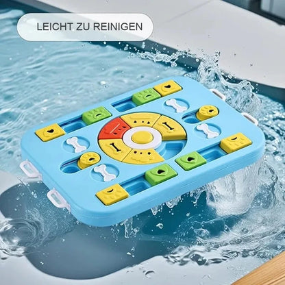 4-in-1 Puzzle für Hund & Katze – Anti-Schling-Napf