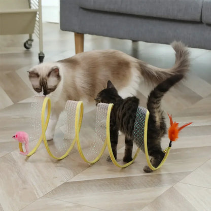 Faltbarer Katzen Spieltunnel