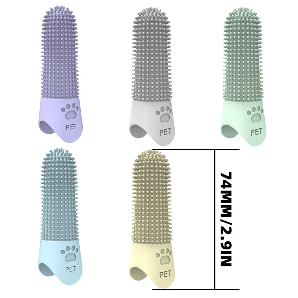 Silikon Fingerzahnbürsten für Haustiere