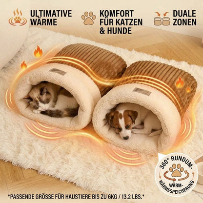 KuschelKokon Haustier-Schlafsack mit Haube