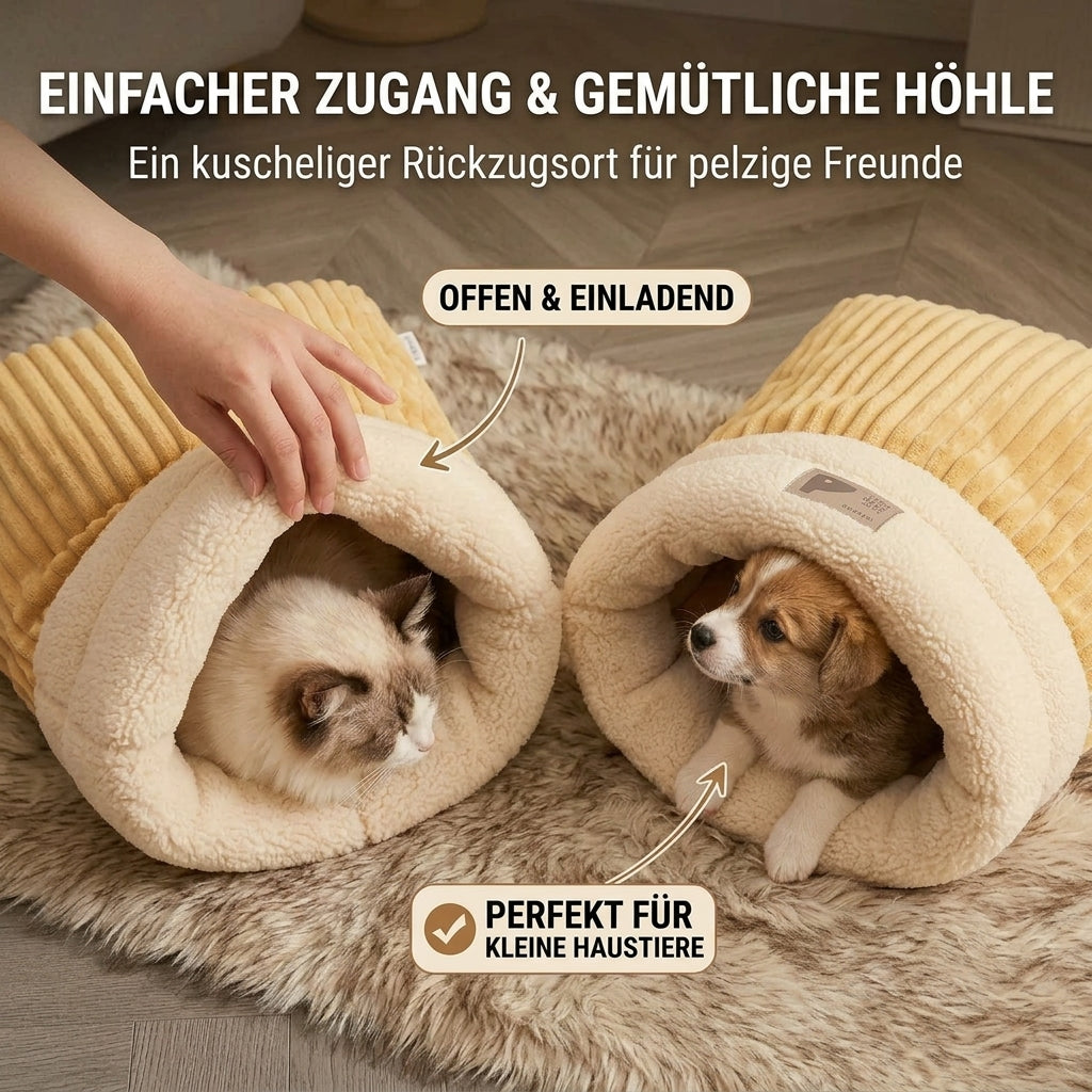 KuschelKokon Haustier-Schlafsack mit Haube