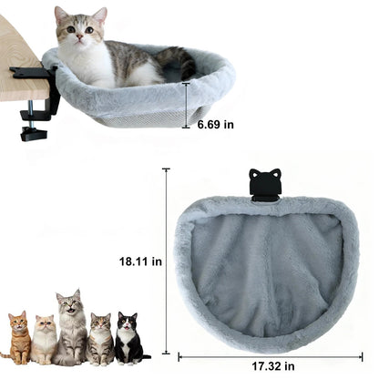 Zusammenklappbares Katzenbett & Hängematte für den Schreibtisch