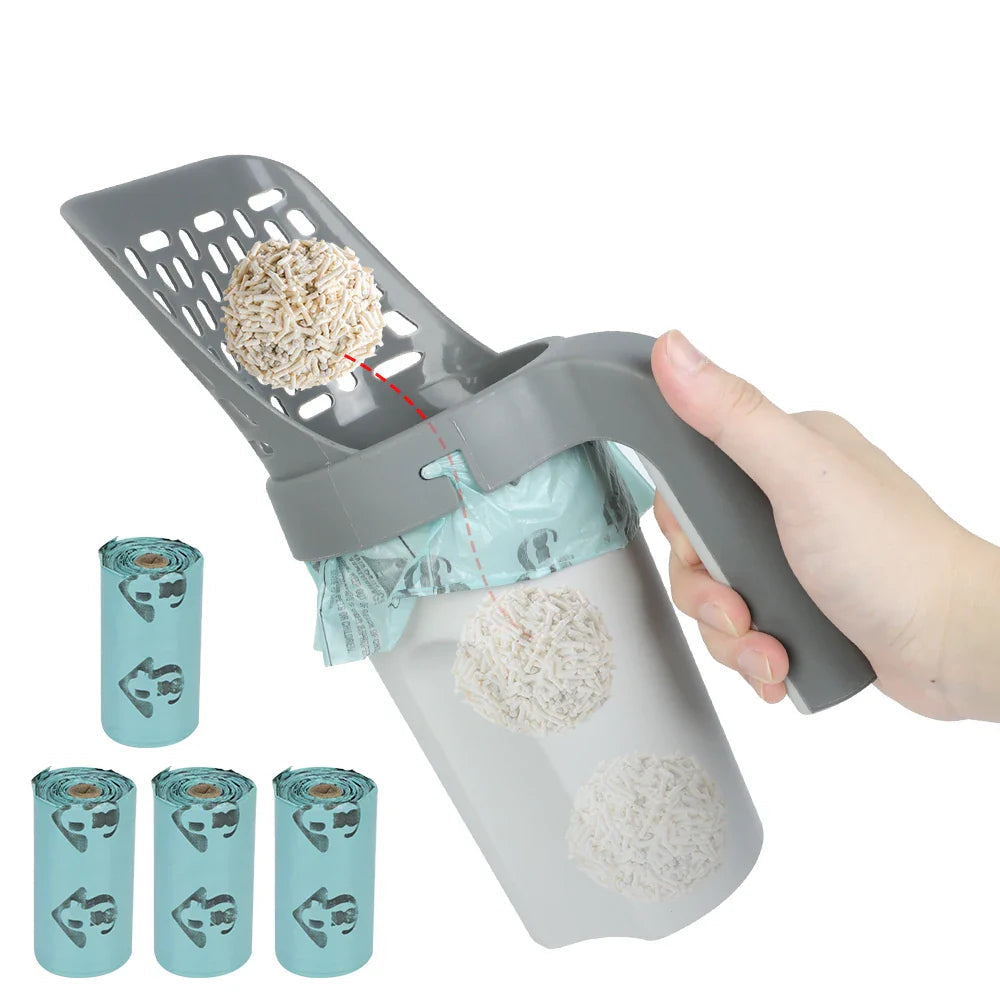 Selbstreinigende Katzenstreuschaufel