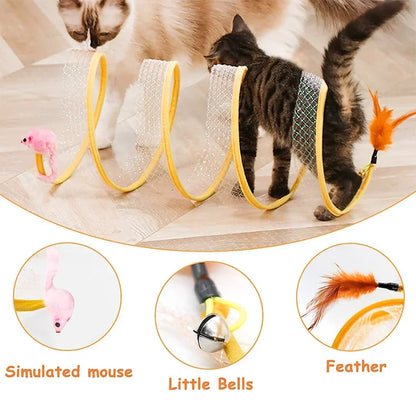 Faltbarer Katzen Spieltunnel