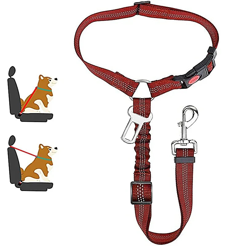 2-in-1 Haustier Sicherheitsgurt-Leine