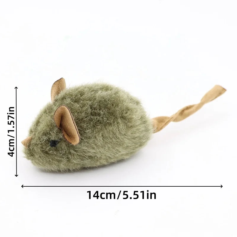 QuietschMaus Plüsch Katzenspielzeug