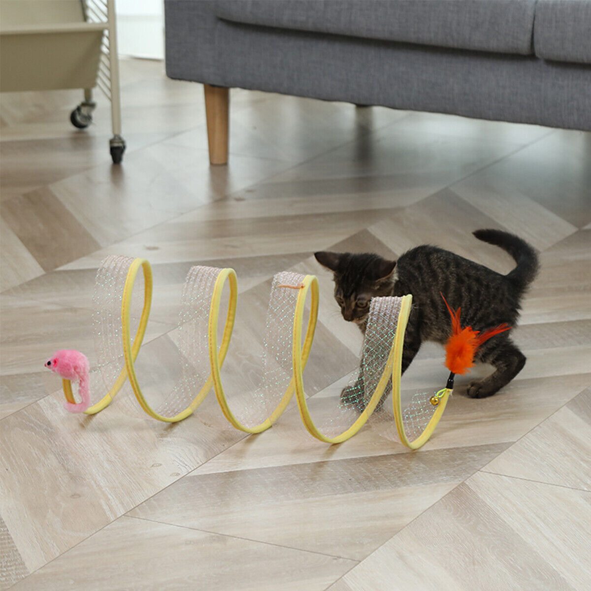 Faltbarer Katzen Spieltunnel