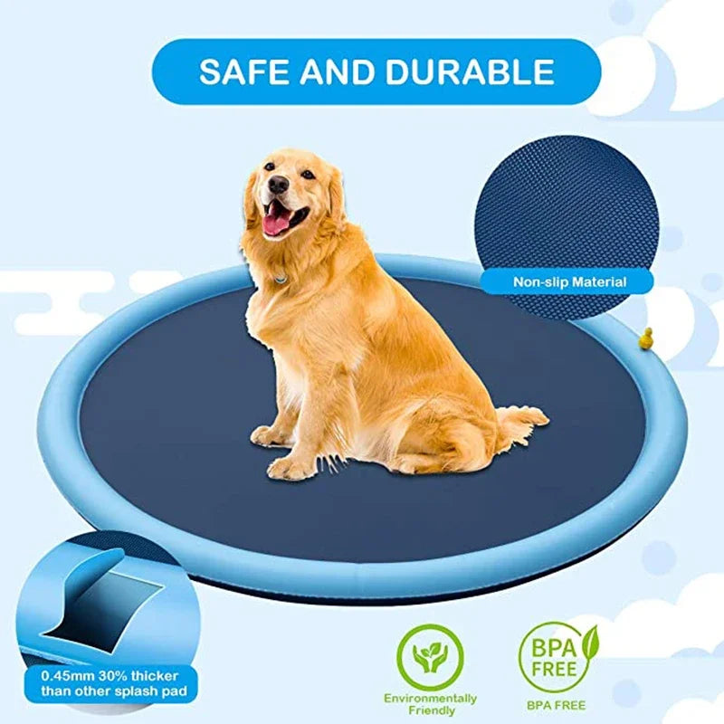 Wassersprinkler Spielmatte für Hunde