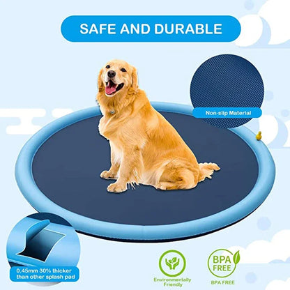Wassersprinkler Spielmatte für Hunde