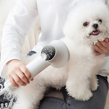 FurDry Pro Tierhaartrockner-Bürste – Heiß- & Kaltluft Grooming-Trockner für Hunde & Katzen