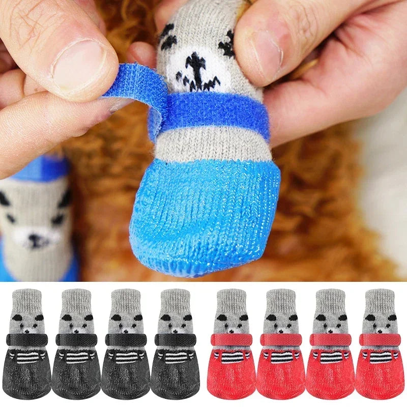 Warme Hundesocken für Pfotenschutz