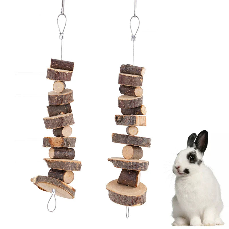 Nagespielzeug – Naturholzstäbe für Hamster und Kaninchen