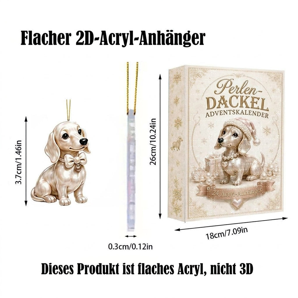 PerlPfote 24-Tage-Adventskalender mit Dackeln