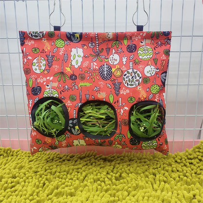Heutasche mit Haken – Futtertasche für Kleintiere