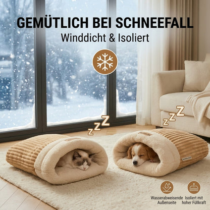 KuschelKokon Haustier-Schlafsack mit Haube
