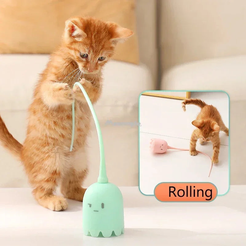 Interaktives Geisterspielzeug für Katzen