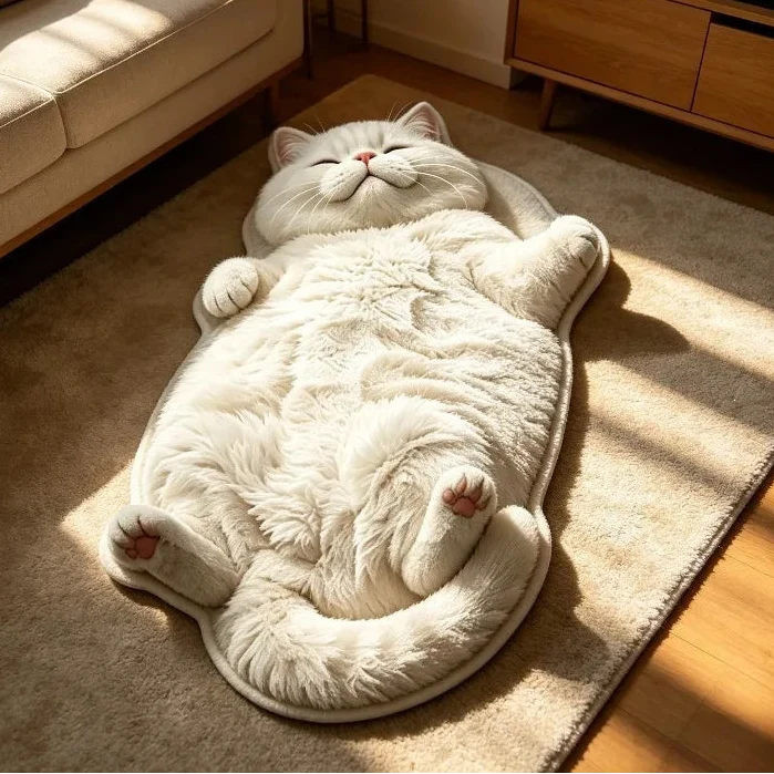KuschelTiger - Katzen Teppich 🐱🤎